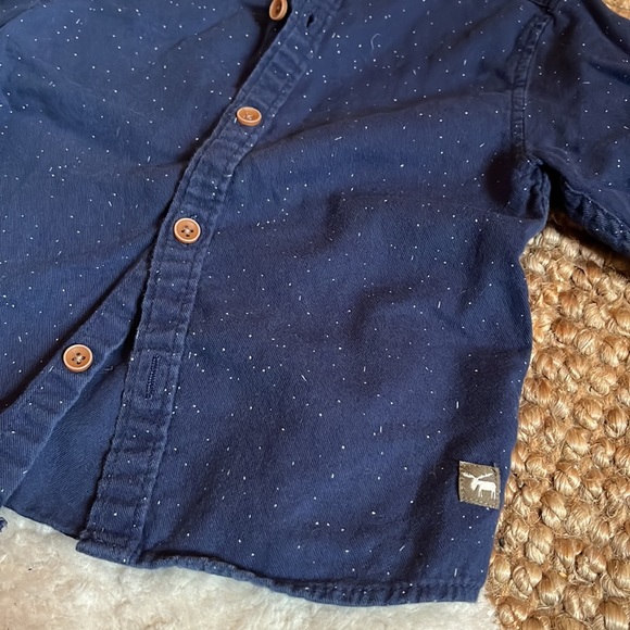 👕 Zara white confetti shirt - Picture 3 of 4